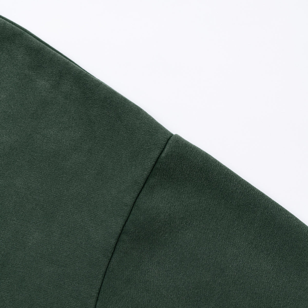 Crew Neck Mock Two-Layer Fleece Sweatshirt