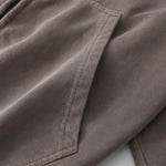 Heavyweight Washed Cotton Boxy Hoodie