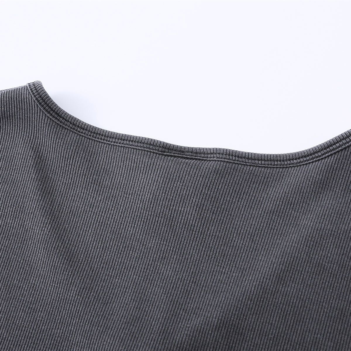 Long-Sleeve Ribbed Henley Top 8.25oz