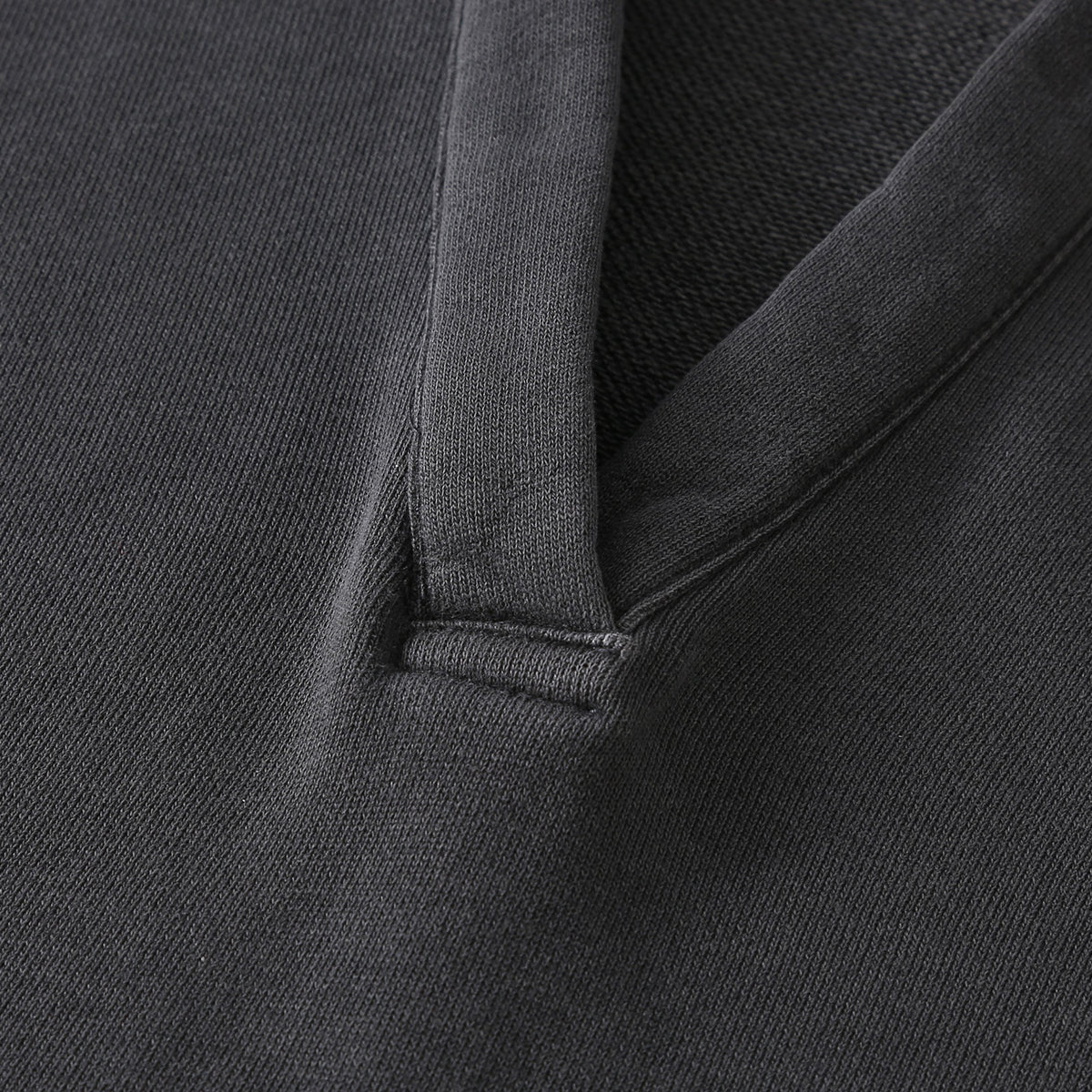 Ruched Waist Cotton Cropped Hoodie