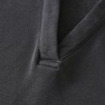 Ruched Waist Cotton Cropped Hoodie