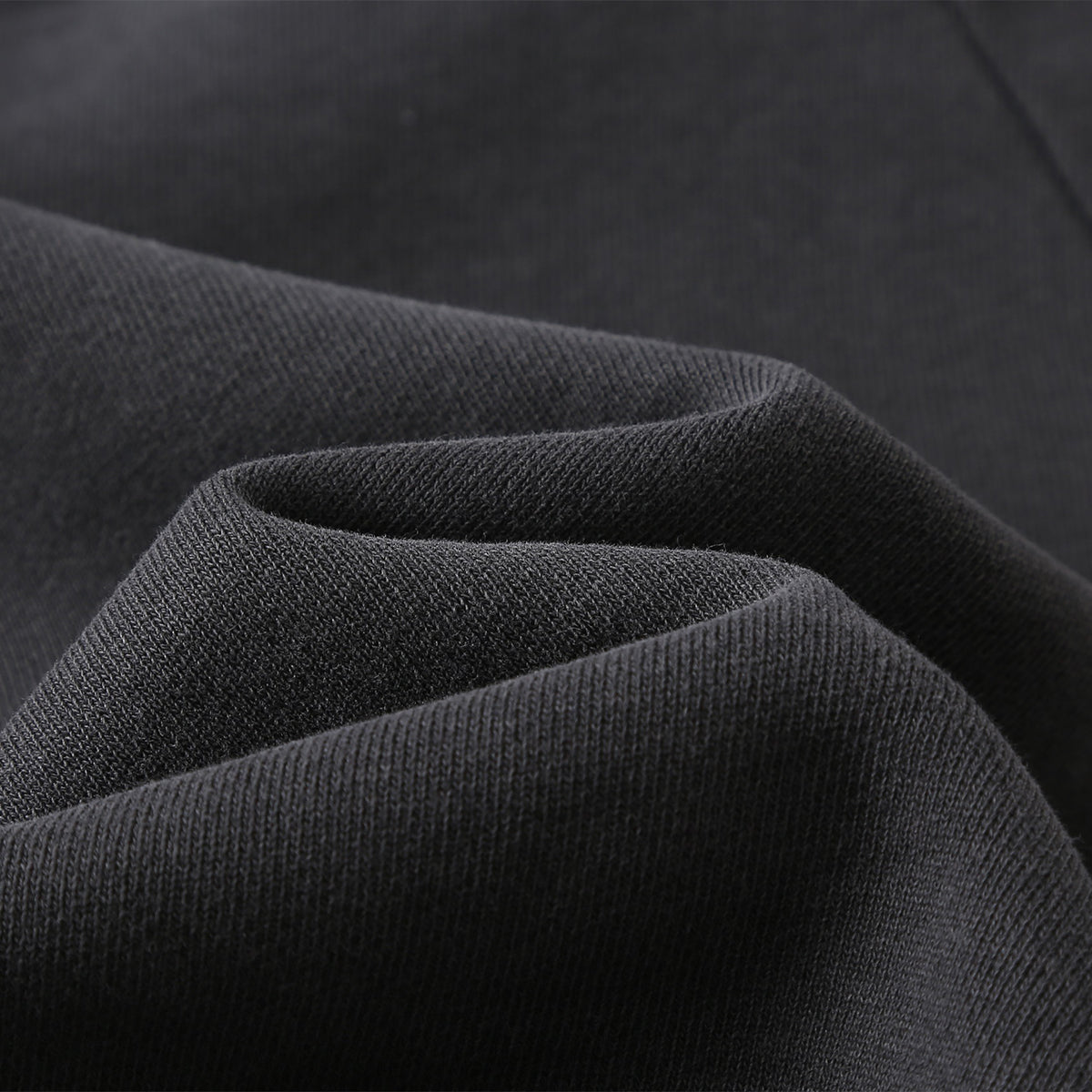 Ruched Waist Cotton Cropped Hoodie