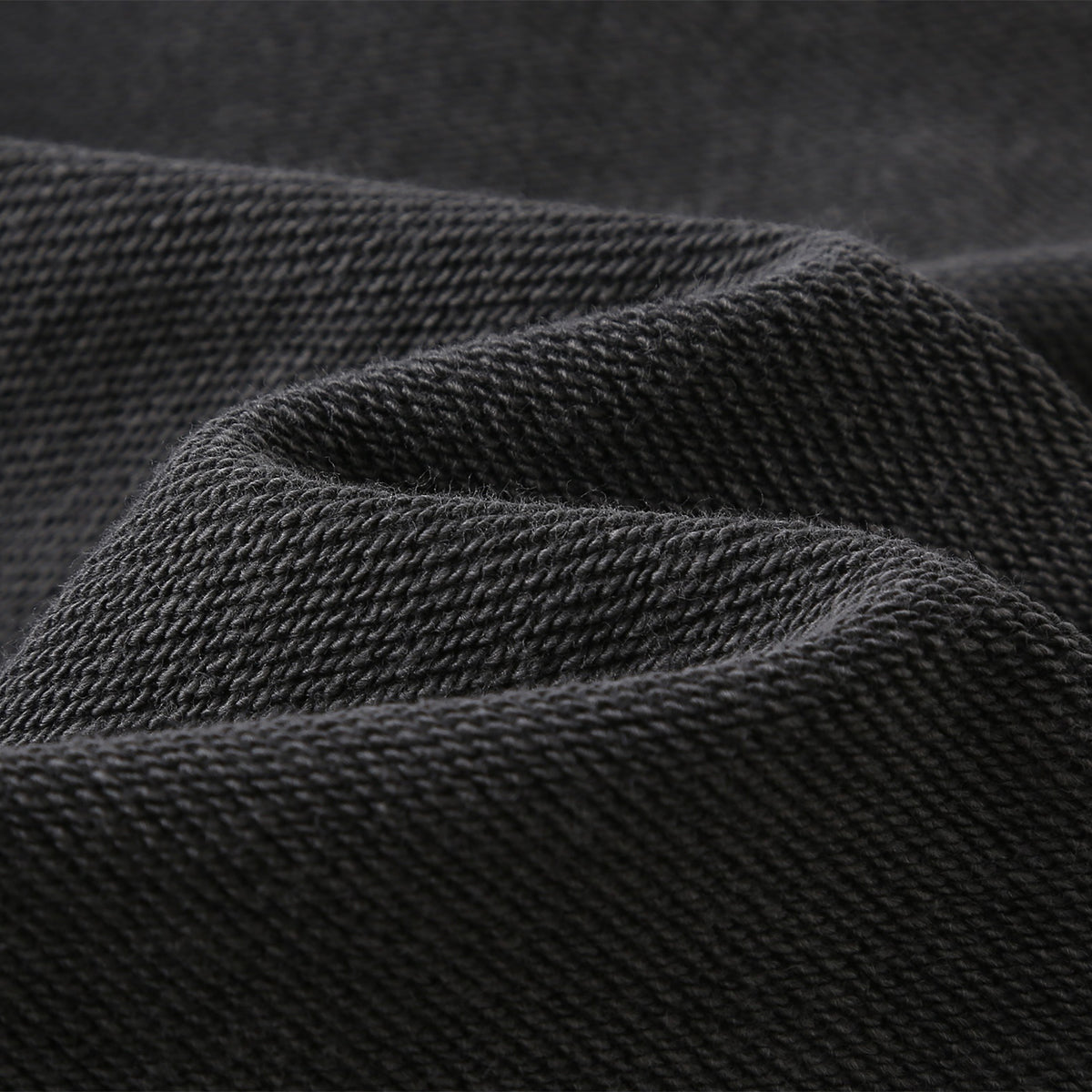 Ruched Waist Cotton Cropped Hoodie