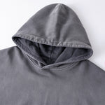 Relaxed Overdyed Ombre Faded Cotton Hoodie