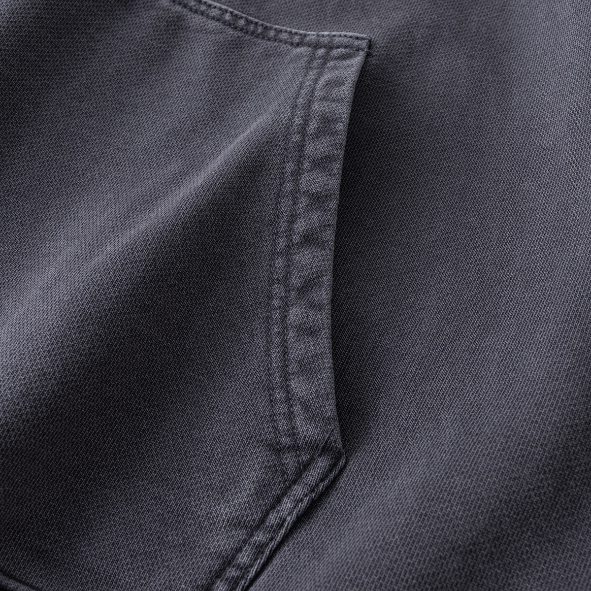 Relaxed Overdyed Ombre Faded Cotton Hoodie