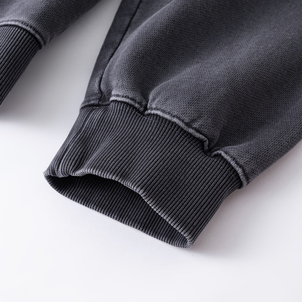 Relaxed Overdyed Ombre Faded Cotton Hoodie