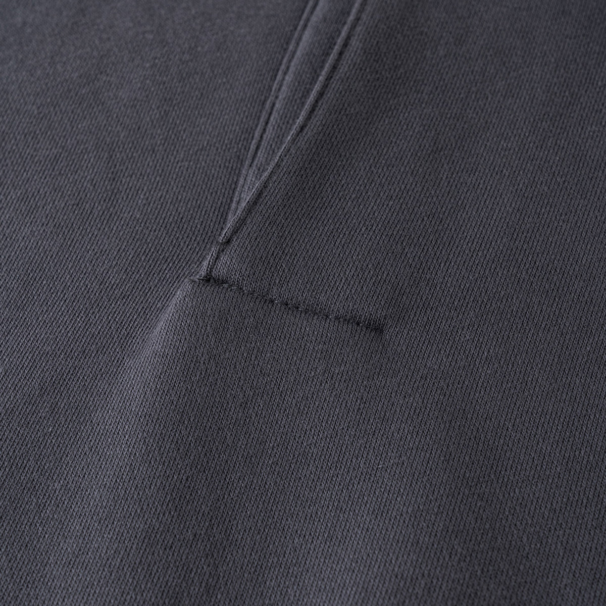 Relaxed Fit Solid Color Polo Neck Sweatshirt