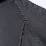 Relaxed Fit Paneled Fleece Hoodie