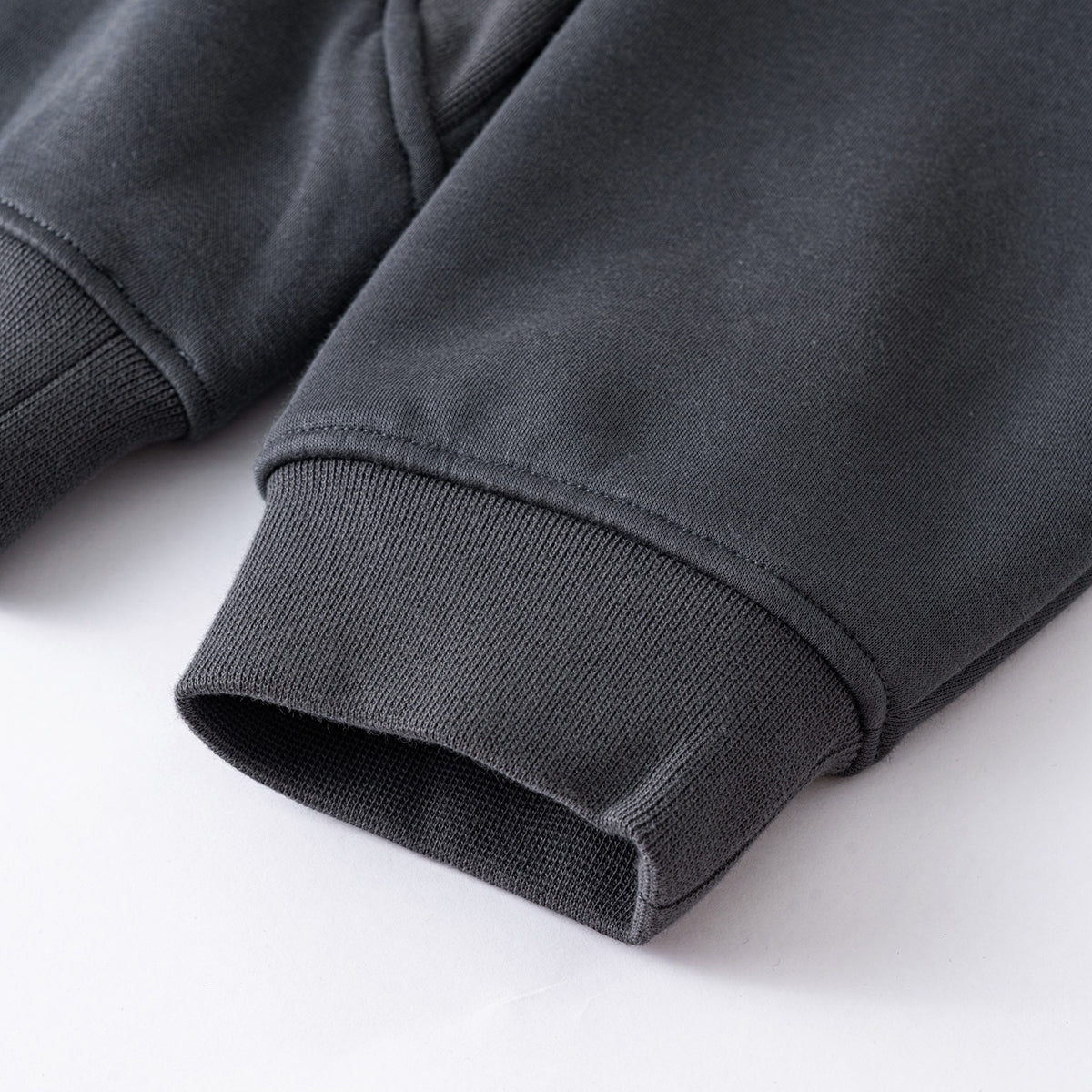 Relaxed Fit Paneled Fleece Hoodie