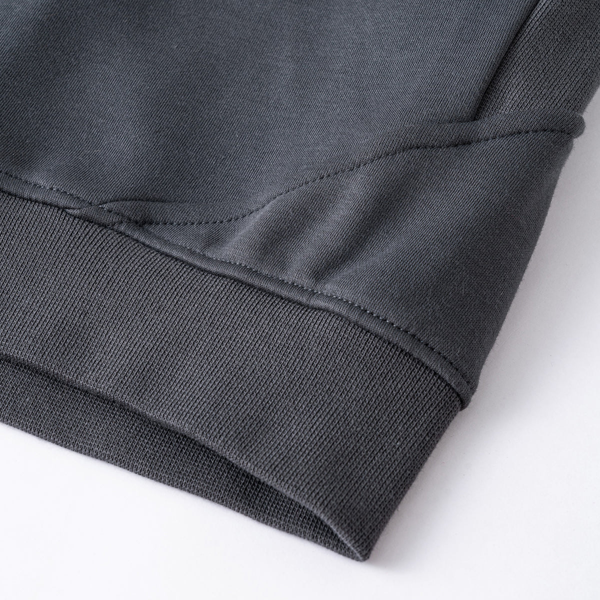 Relaxed Fit Paneled Fleece Hoodie