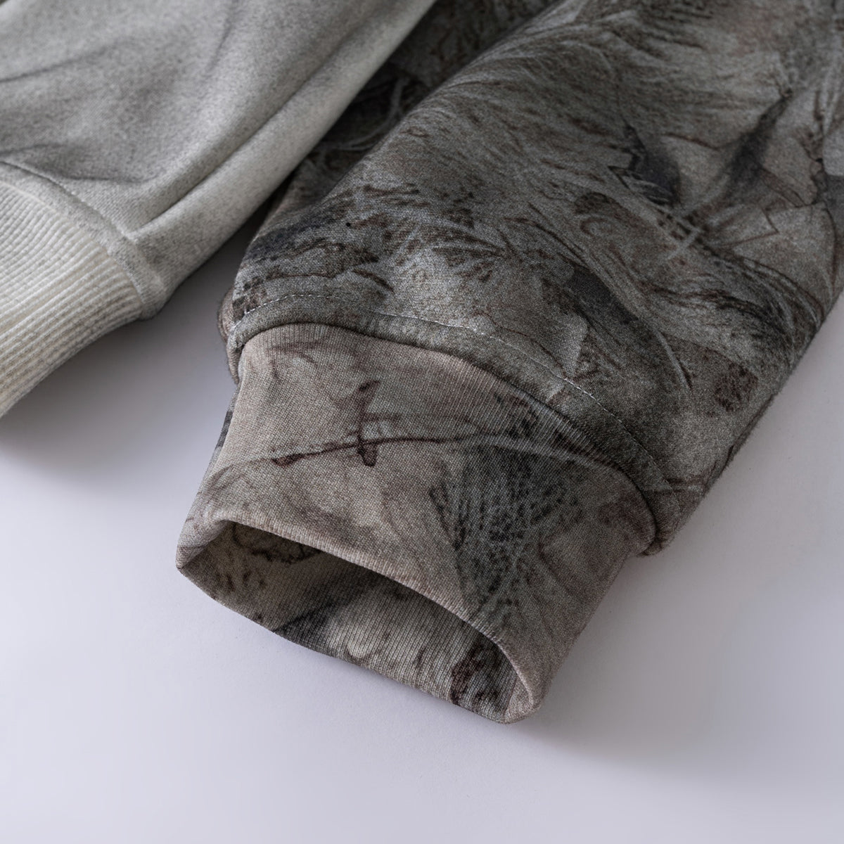 Branch Camo Sleeve Spray-Dyed Fleece Hoodie
