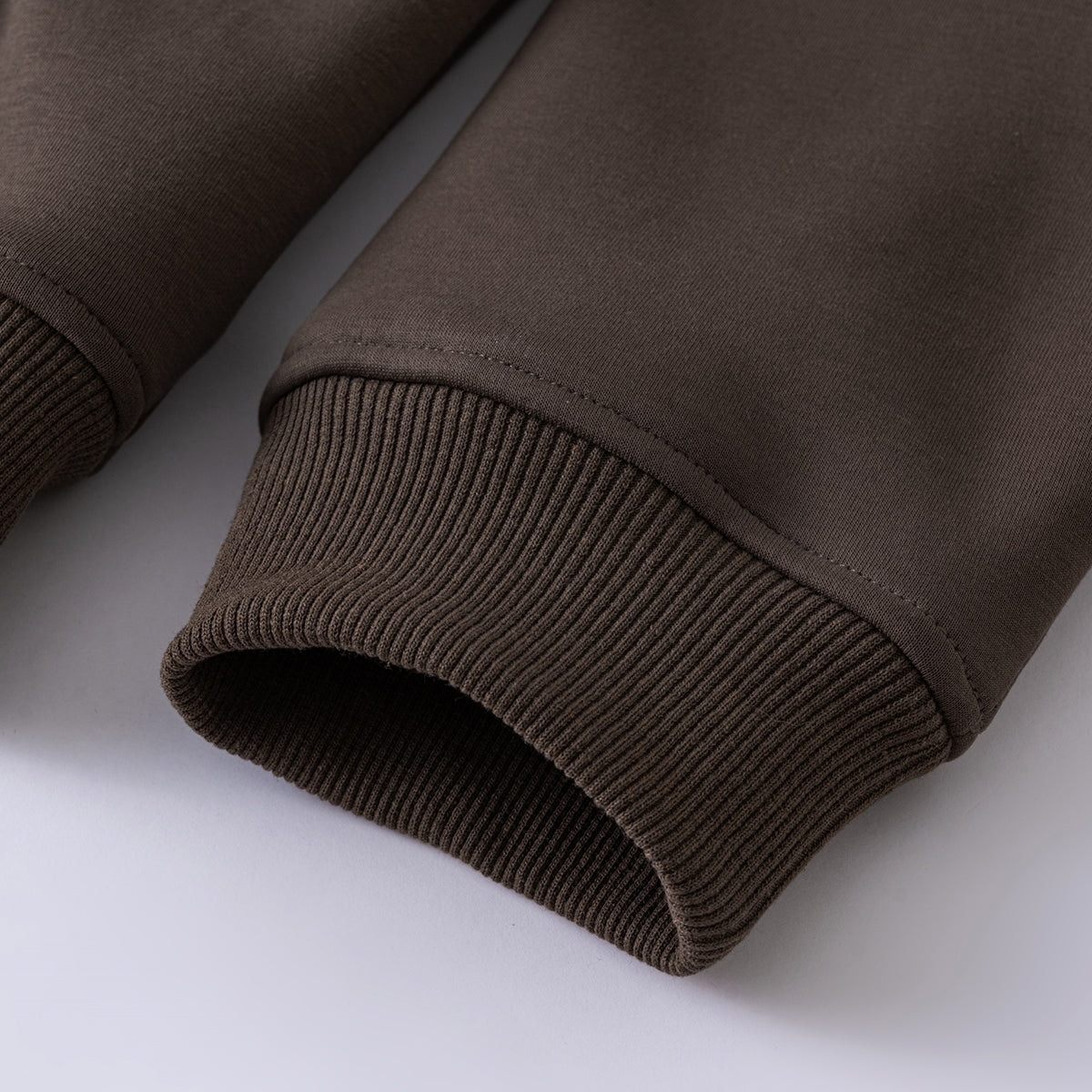 Zip-Up Loose Fit Plush-Lined Hoodie