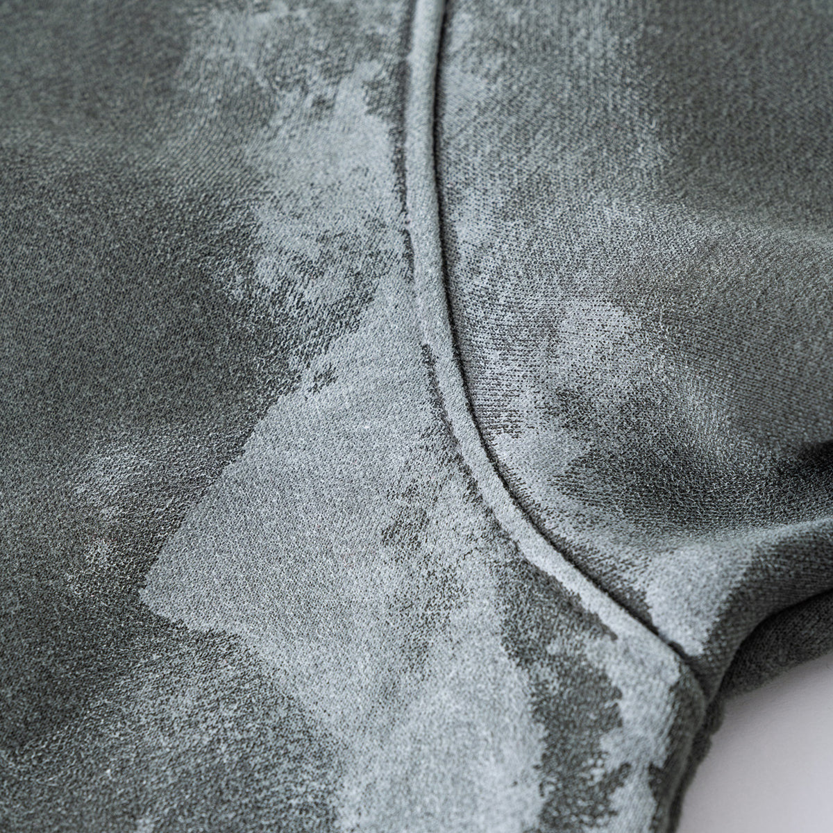 Distressed Edge Painted Graphic Washed Hoodie