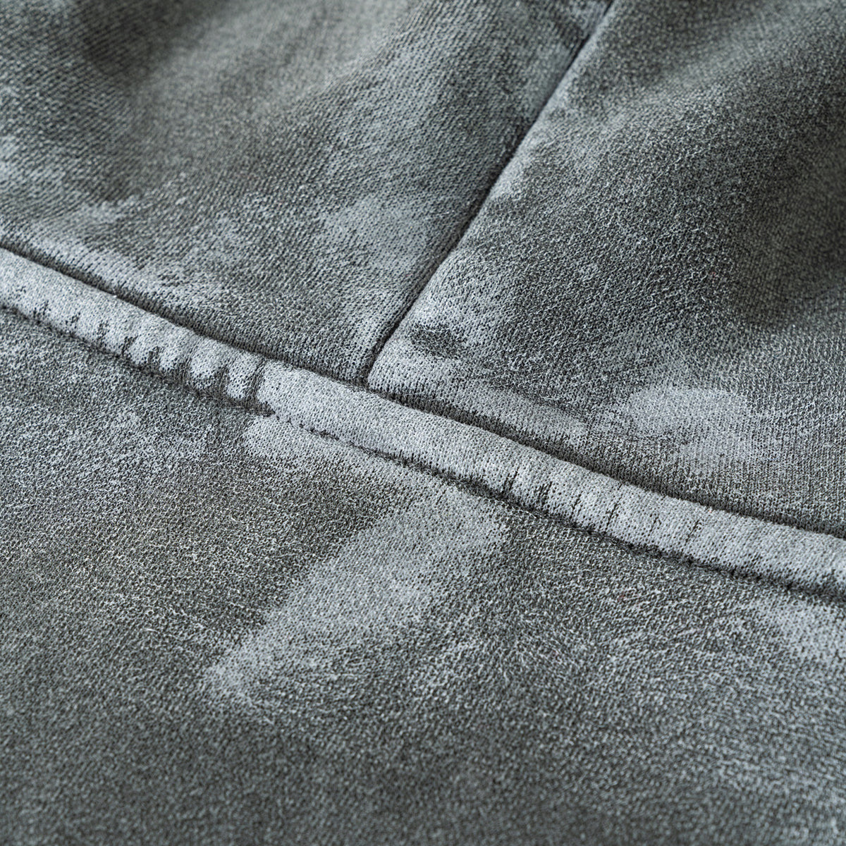 Distressed Edge Painted Graphic Washed Hoodie