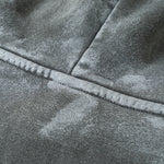 Distressed Edge Painted Graphic Washed Hoodie