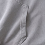 Two-Layer Sleeve Acid Washed Cotton Hoodie