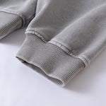 Two-Layer Sleeve Acid Washed Cotton Hoodie