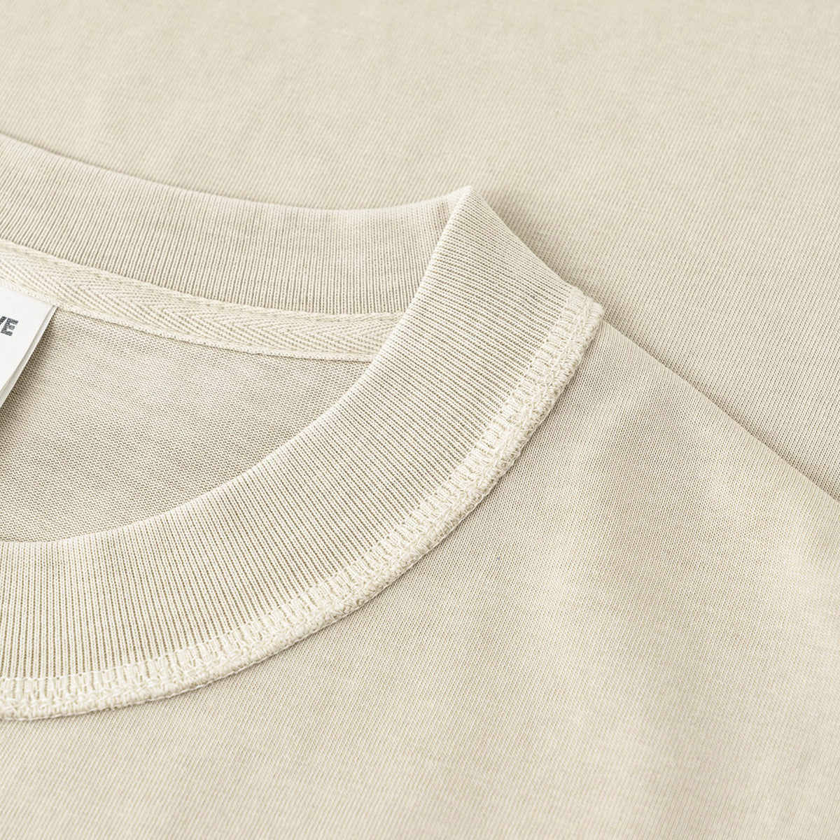 Washed Raw Edge Reverse T Shirt 275gsm