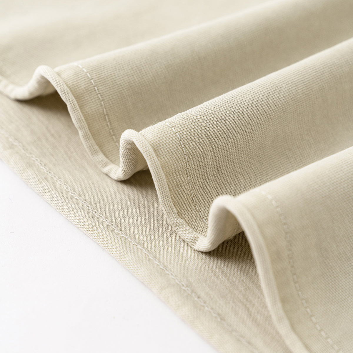 Washed Raw Edge Reverse T Shirt 275gsm