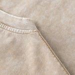 Distressed Raw Edge Washed T Shirt 275gsm