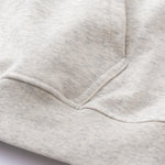 Double-Slider Zipper Solid Color Hoodie