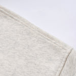 Double-Slider Zipper Solid Color Hoodie