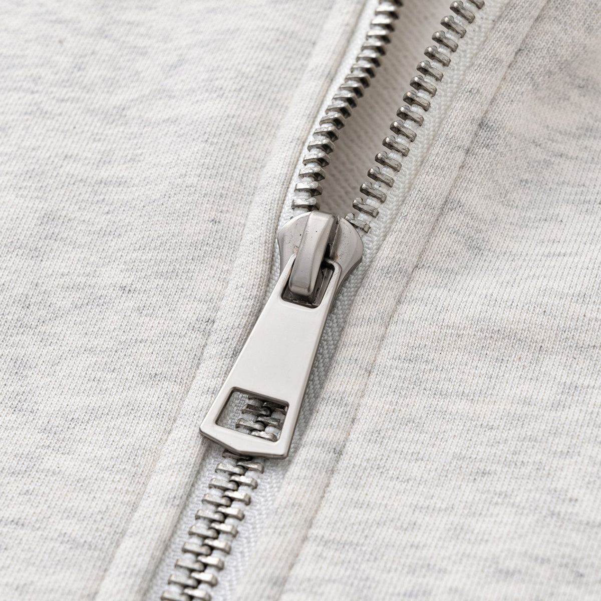 Relaxed Zip-Front Solid Color Sweatshirt