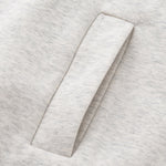 Relaxed Zip-Front Solid Color Sweatshirt