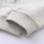 Relaxed Zip-Front Solid Color Sweatshirt