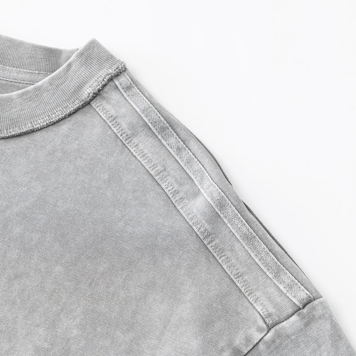 Camiseta lavada con efecto descolorido en el reverso, 285 g/m²