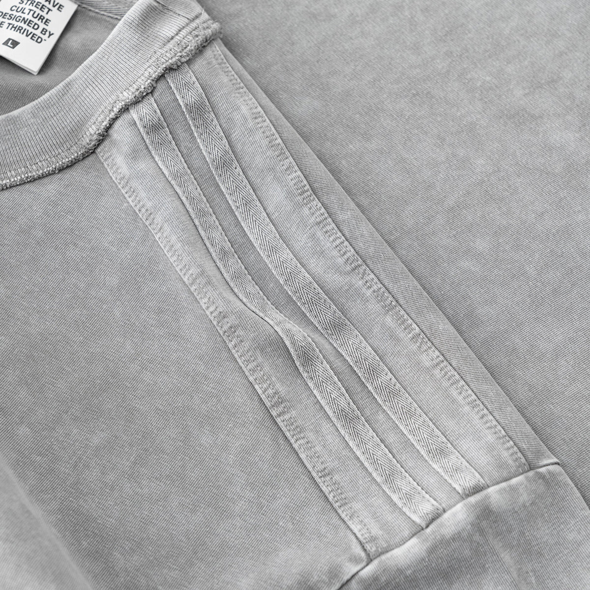 Camiseta lavada con efecto descolorido en el reverso, 285 g/m²