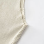 Sleeveless Raw Edge Reverse Tee 275gsm