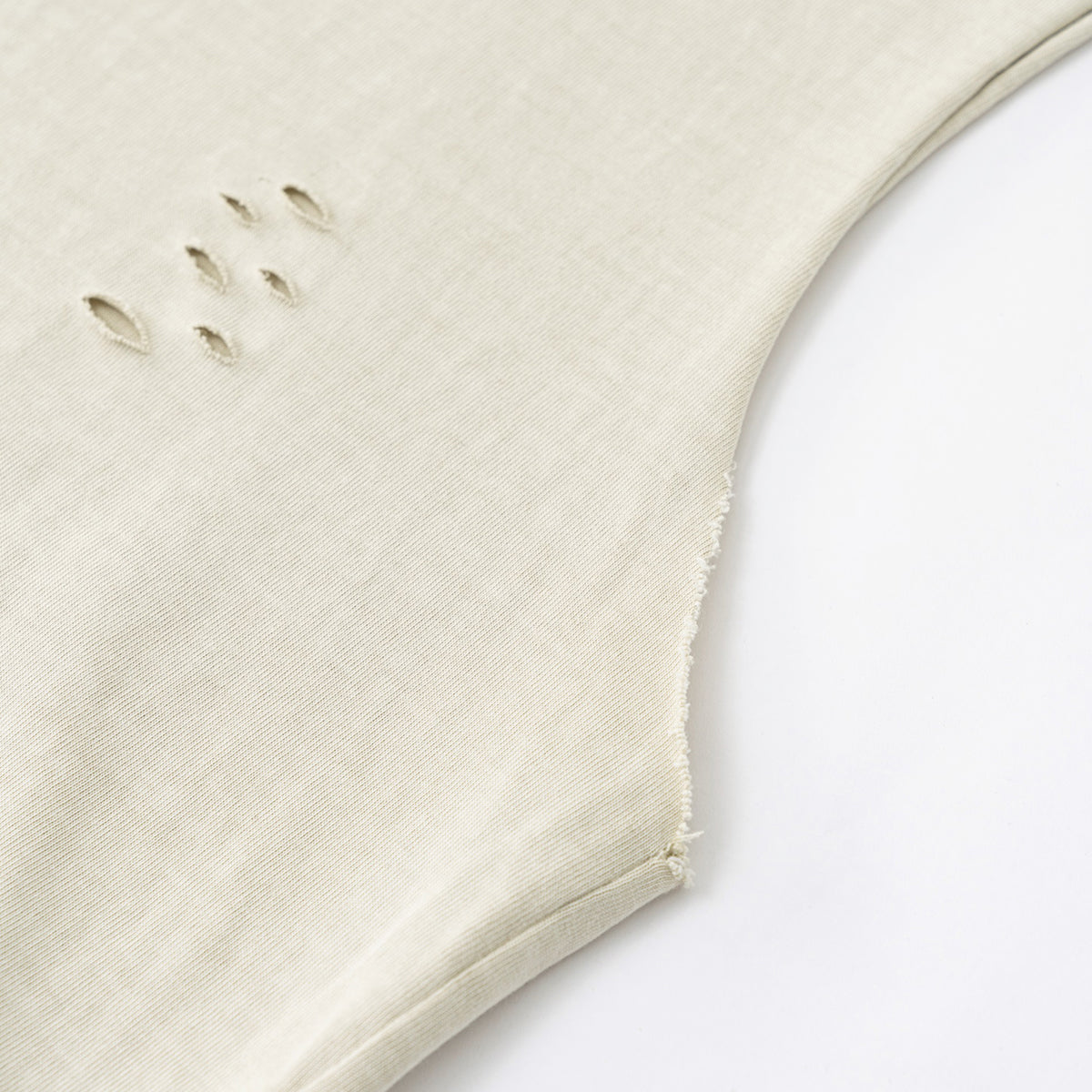 Camiseta sin mangas Raw Edge Destructive Muscle de 275 g/m²