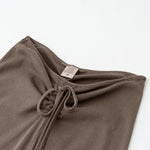 Women's Ribbed Long Maxi Skirt