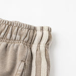 Washed Contrast Color Track Shorts