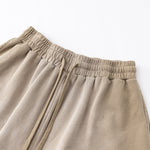 Washed Faded Distressed Shorts