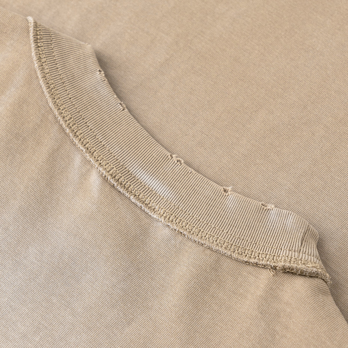 Raw Edge Distressed Muscle Tank 285gsm