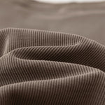 Washed Crew Neck Ribbed Crop Tee 275gsm