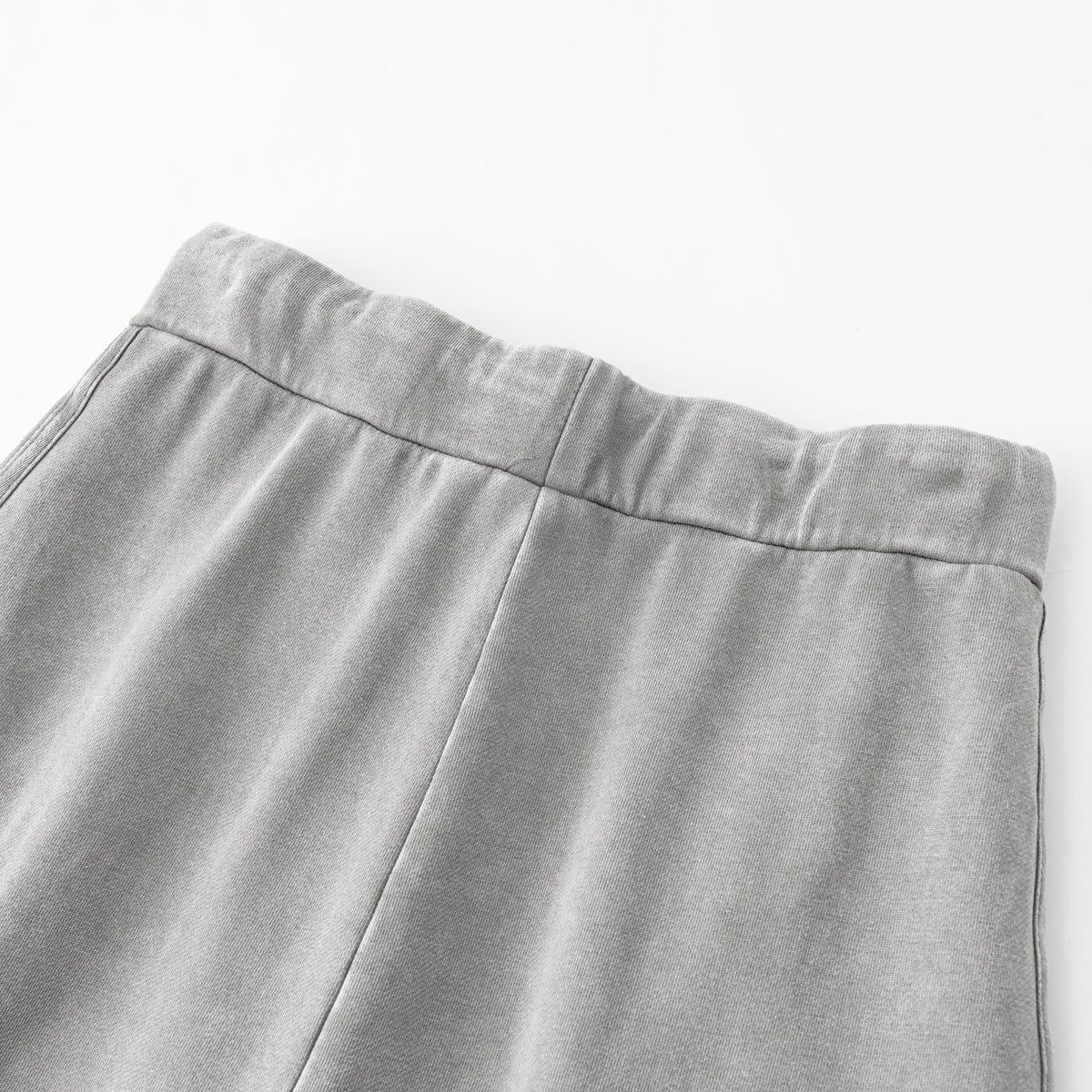 Stone Wash A-Line Maxi Skirt