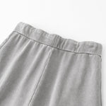 Stone Wash A-Line Maxi Skirt