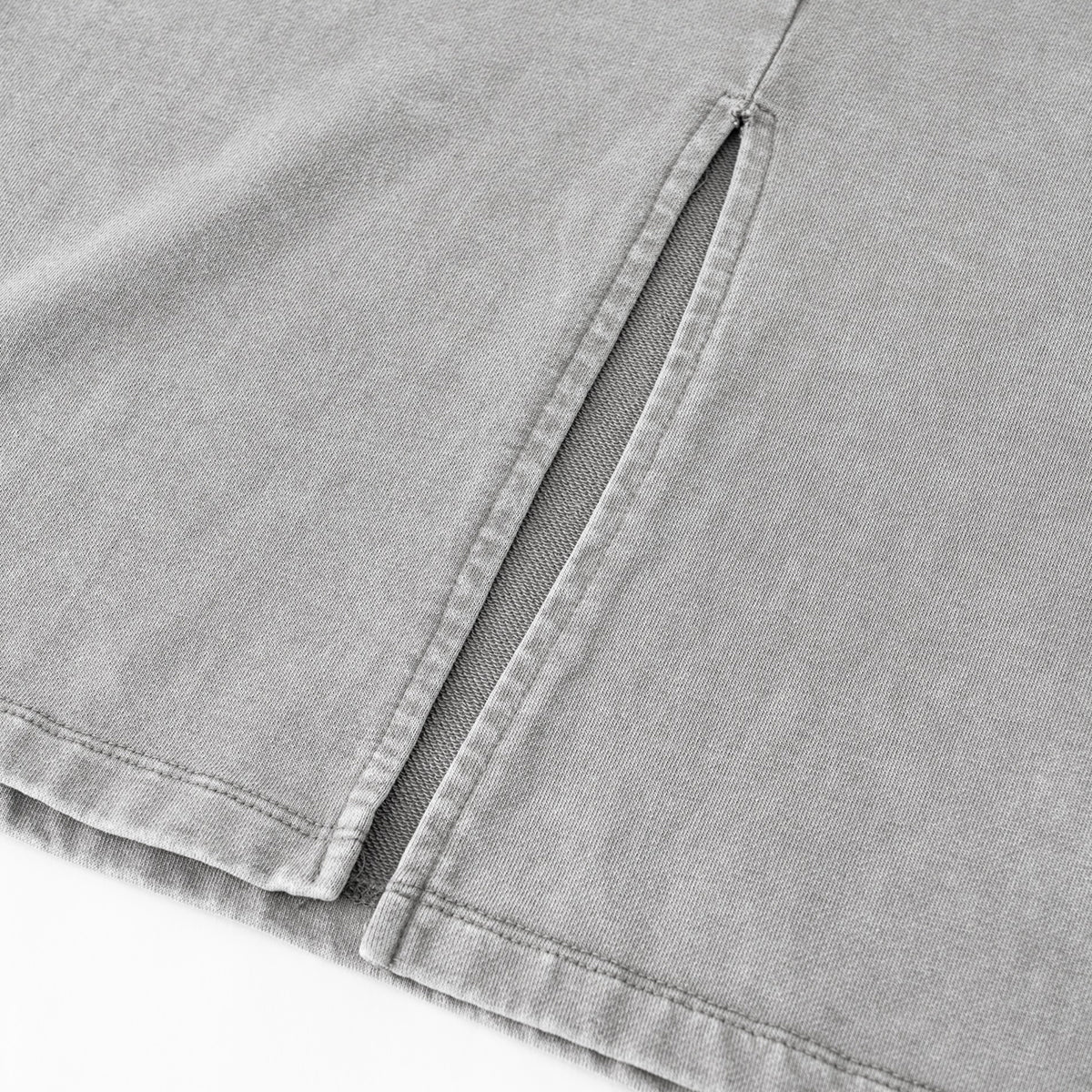 Stone Wash A-Line Maxi Skirt