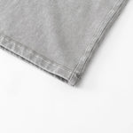 Stone Wash A-Line Maxi Skirt