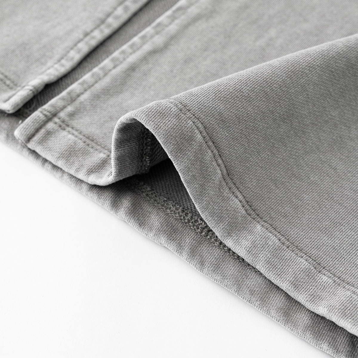 Stone Wash A-Line Maxi Skirt