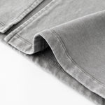 Stone Wash A-Line Maxi Skirt