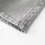 Stone Wash A-Line Maxi Skirt