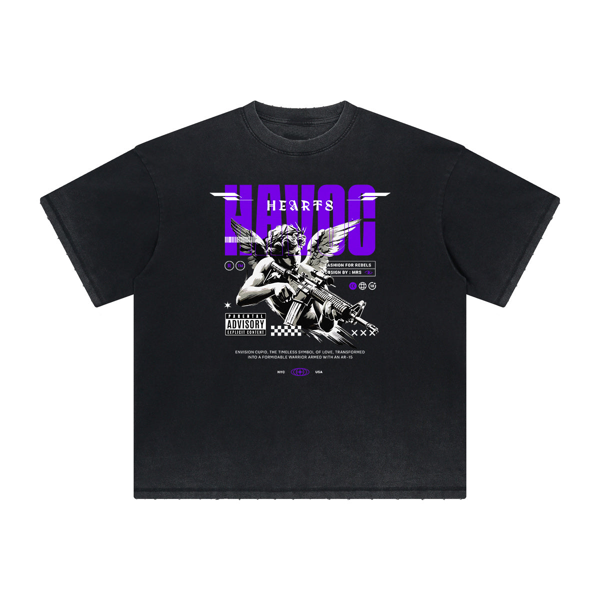 Heavyweight Cupid Sniper Graphic Tee