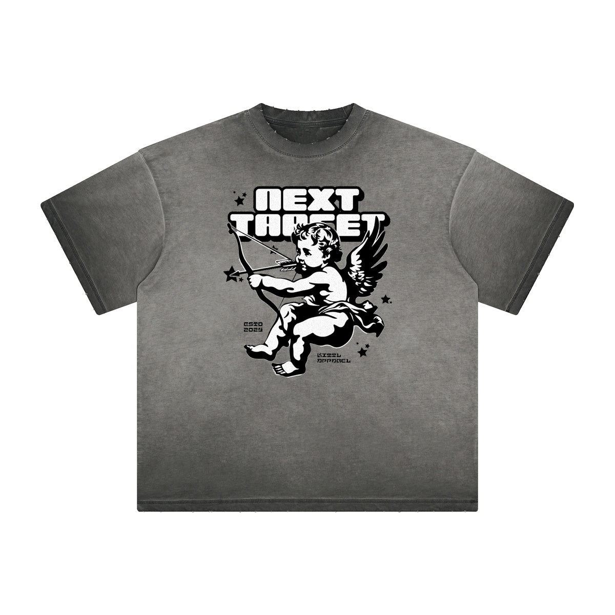 Faded Cupid Sniper Pattern Tee