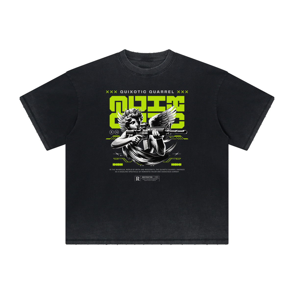 Heavyweight Cupid Sniper Graphic Tee