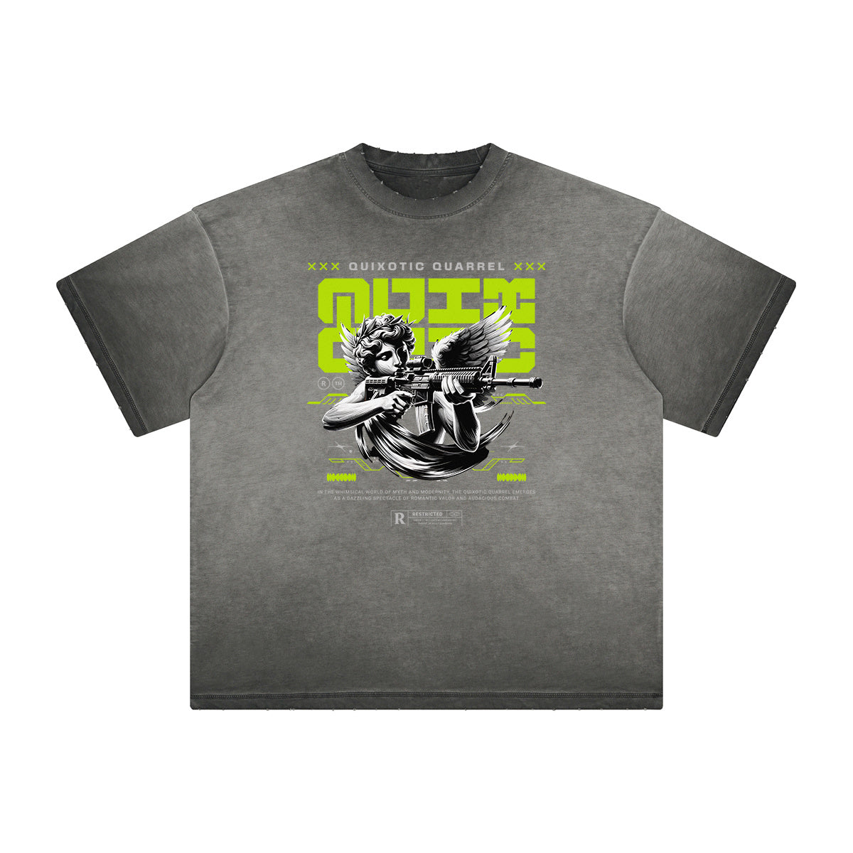 Faded Cupid Sniper Pattern Tee
