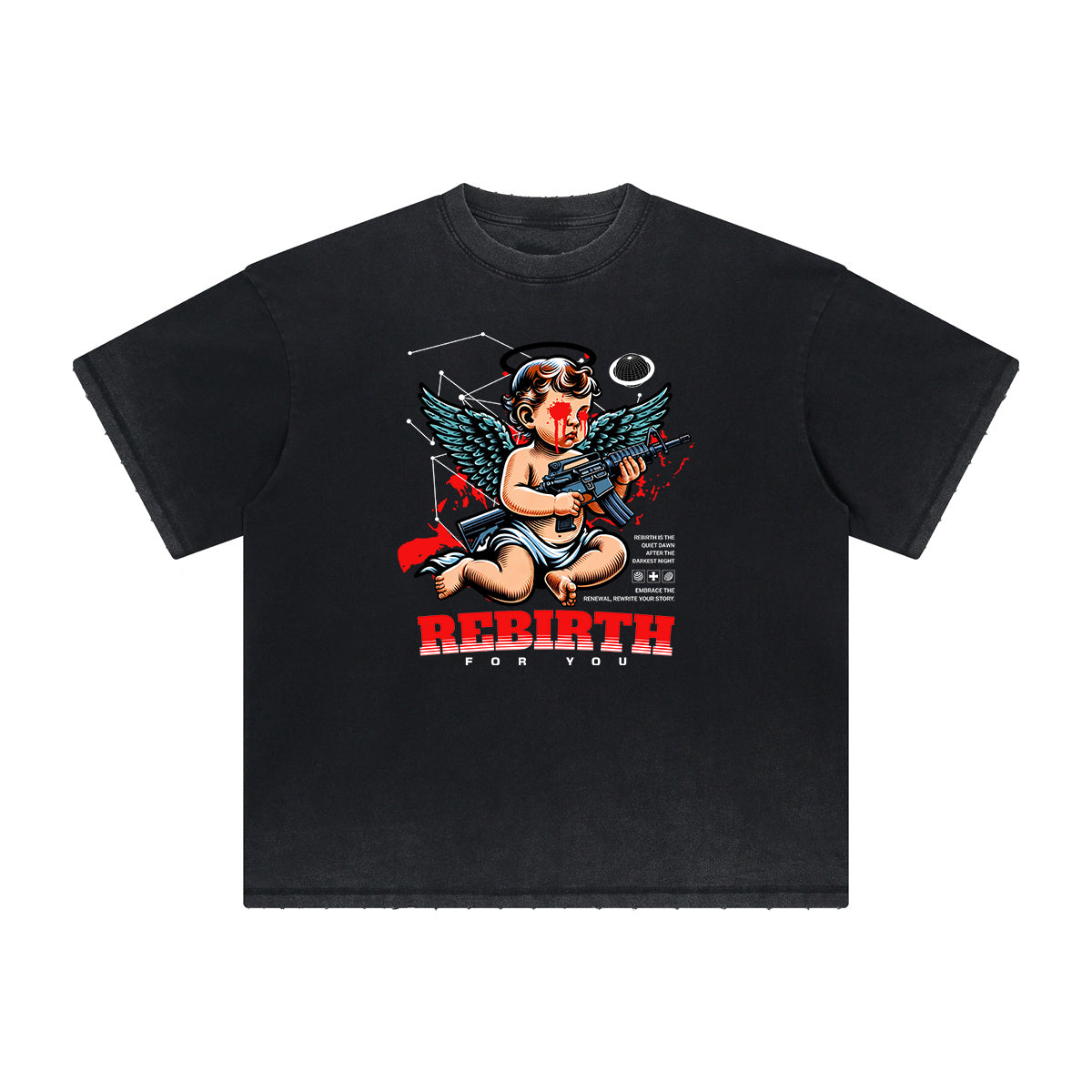 Heavyweight Cupid Sniper Graphic Tee
